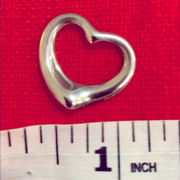 Tiffany & Co. Elsa Peretti Open Heart Pendant Necklace- Medium - Picture 7 of 9